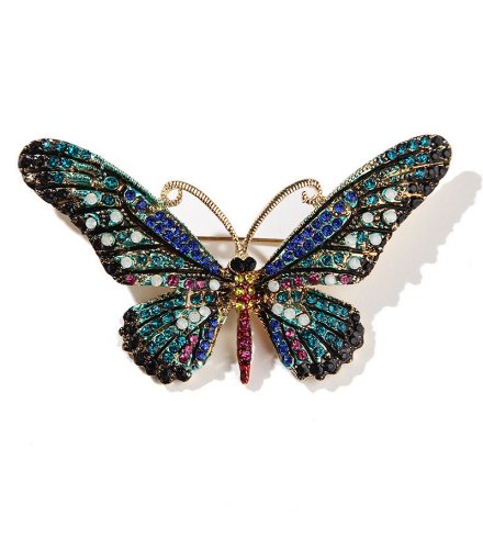 SB390 - Colorful Butterfly Brooch